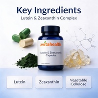 Capsules de lutéine et de zéaxanthine, soutien de la santé oculaire, protection contre la lumière bleue, santé maculaire, complément alimentaire en marque privée OEM