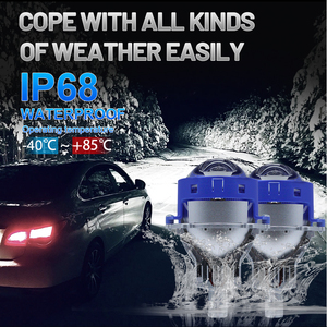 เลนส์โปรเจคเตอร์ H4ด้วยเลเซอร์แบบสอง LED 3.0นิ้วสำหรับรถยนต์ P70เลนส์โปรเจคเตอร์ Carolyn พร้อมไฟตัดหมอกเลเซอร์ - Product Image 6