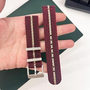 <span class=keywords><strong>Bracelet</strong></span> en nylon tissé hommes femmes Sport <span class=keywords><strong>Bracelet</strong></span> à dégagement rapide pour Seiko <span class=keywords><strong>Omega</strong></span> pour Huawei Samsung bande de montre intelligente - Product Image 3