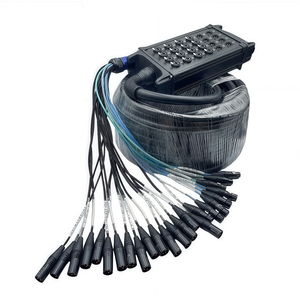 24 canali Roll Stage Box cavo Dmx Audio De Y Power Snake XLR cavo maschio a femmina Multi microfono - Product Image 6