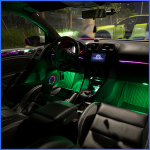 TMPRO - Amélioration de l'intérieur de luxe - Éclairage ambiant pour VW Golf 6 2008-2013 - Lampe d'ambiance LED à flux de couleur dynamique avec commande par application - Product Image 2