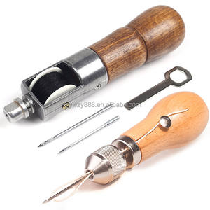 Профессиональный сшиватель, шило для шитья, ручной сшиватель, набор инструментов для ремонта кожи и тяжелых тканей, инструменты для шитья ремней и обуви - Product Image 4