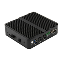 Linux Mini-Pc N100 Rs485 Nano X86 Barebone Router Fanless Usb Industriale Rs232 Com Shenzhen J6413 Dual Nic Industrial Mini Pc