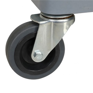 8162 सफाई उत्पाद, उपयोगिता भंडारण गाड़ी, 3-स्तरीय रोलिंग यूटिलिटी कार्ट और होटल ट्रॉली के लिए सफाई उत्पाद - Product Image 5