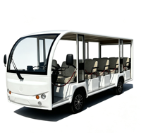 Autobús Eléctrico para Recorridos Turísticos en Hoteles y Parques, Vehículo Eléctrico para el Transporte de Turistas, Transporte Especial para Turismo