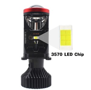Baru Lampu Led Lensa Proyektor Sepeda Motor 80W 8000LM 6000K Putih Lampu Depan Y8 Led