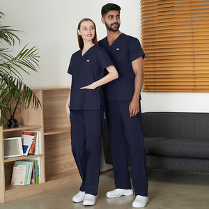 Tenues Médicales Personnalisées : Blouses d'Infirmière Col V Tendance, Respirantes, Anti-Transpiration, Multi-Poches – Ensembles Uniformes d'Infirmière - Product Image 3