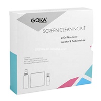 Kit de nettoyage pour ordinateur, nettoyant liquide pour ordinateur portable, spray pour écran LCD, kit de protection d'écran avec brosse pour clavier et chiffon