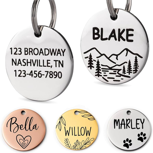 इंद्रधनुष प्लेटेड बोन डॉग टैग केवल व्यक्तिगत कस्टम आकार और डिजाइन कारखाने के थोक के लिए त्वरित टैग उत्कीर्ण आईडी नाम टैग का उत्पादन करता है - Product Image 5