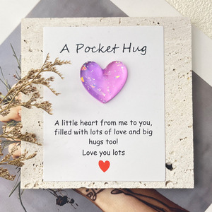 Biglietto d'Auguri <span class=keywords><strong>Pop</strong></span>-up per San Valentino con Cuore in Resina Ecologica, Decorazione Regalo - Product Image 6