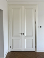 Porte intérieure élégante en bois, finition grain de bois, insonorisée, sur mesure, esthétique moderne, Shandong Haotian