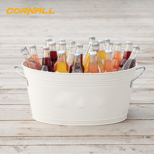 Thanh thép không gỉ Thùng Rượu với khối băng, <span class=keywords><strong>20L</strong></span> xách tay Silicone con dấu Xô đá với nắp - Product Image 4