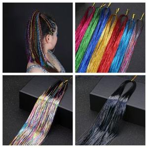 Extensioni per <span class=keywords><strong>capelli</strong></span> a trama singola con filo laser, resistenti alle alte temperature, densità 180%, per parrucche europee e americane, colorate, extension color oro - Product Image 4