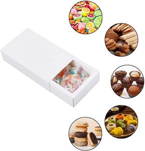 100 Stuks Een Pak Klaar Om Goedkope Candy <span class=keywords><strong>Box</strong></span> <span class=keywords><strong>2</strong></span> Stuks Met Lade Boek Vormige Zwart Wit Bruin Cookie doos Met Logo - Product Image 5