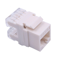 Module réseau RJ45 Keystone Jack Cat6 UTP 90 degrés non blindé pour plaque frontale et composants télécom