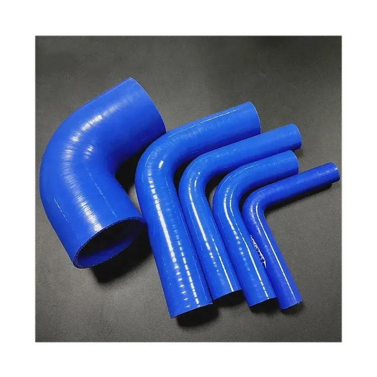 Automobile variable diameter silicone elbow tubes reinforced braided hose heat resistance silicon hose pipe