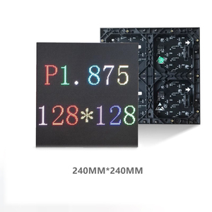 P1.875 <span class=keywords><strong>RGB</strong></span> pixel Bảng điều chỉnh HD hiển thị <span class=keywords><strong>128x128</strong></span> Dot <span class=keywords><strong>Matrix</strong></span> mô-đun IP65 <span class=keywords><strong>SMD</strong></span> <span class=keywords><strong>LED</strong></span> kỹ thuật số biển quảng cáo video tường Bảng điều chỉnh SDK kỹ thuật số biển - Product Image 1