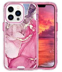 เคสโทรศัพท์ลายหินอ่อนไล่เฉดสีหรูหราสำหรับ iPhone 14 Pro Max ป้องกันเลนส์หลากสี ป้องกันแรงกระแทก ฝาหลังนิ่ม - Product Image 5