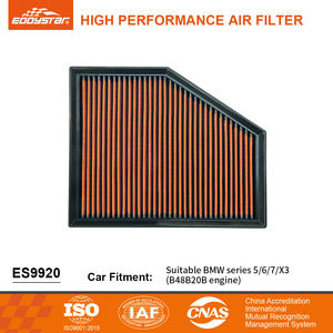 Filtro de Aire de Alto Flujo y Alto Rendimiento EDDYSTAR para BMW Serie 3/4/5/6/7 GT M140i M240i X3 (B48B20B) ES9920 - Product Image 1