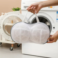 Wäschebeutel mit Eigenem Logo für Waschmaschine Schmutzige Wäsche Kleidungsorganizer Reise Damen BH Dessous Schuhe Netzbeutel
