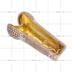 Bolso de Noche con Pedrería, Bolso de Mano Brillante con Cristales para Mujer, Bolso de Mano con Pedrería Brillante para Cóctel, Fiesta de Graduación - Product Image 6