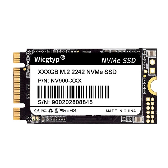Wholesale OEM 2242 NVMe PCIe 1TB Gen3 8Gb/s M.2 Solid State Drive SSD 3D MLC/TLC NAND Flash SSD 2TB 1TB 512GB 256GB 128GB