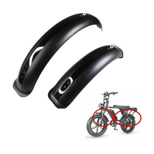 Juego de Guardabarros Delantero y Trasero para Bicicleta de Neumáticos Anchos Ouxi V8 de 20 Pulgadas, Juego de Cobertura Completa - Product Image 1
