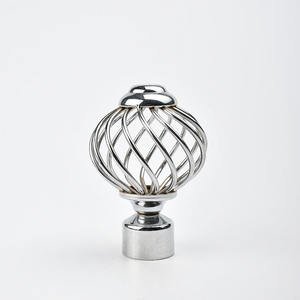 Ensemble de tringles à rideaux en métal extensibles simples ou doubles directs d'usine tringles à rideaux réglables de haute qualité du meilleur fournisseur - Product Image 5