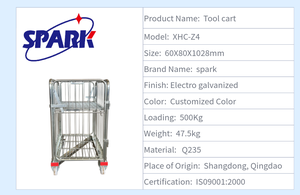 Opvouwbare Draagbare Stalen Vierwielige Express Logistieke <span class=keywords><strong>Trolley</strong></span> Met Oem Maatwerk Voor Efficiënte Vrachtafhandeling En Opslag - Product Image 2