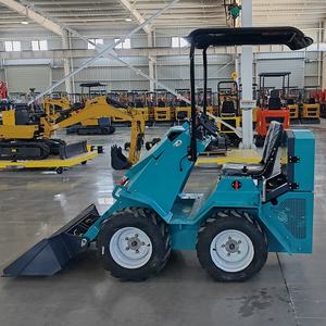 Mini dérapage diesel Steer Mini dérapage Steere avec tondeuse à gazon Forest Mulcher - Product Image 4