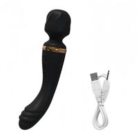 Leistungsstarker AV-Zauberstab-Dildo mit 2 Motoren, Vibrator für Frauen, G-Punkt, Vagina, Klitoris-Stimulator, Sexspielzeug für Erwachsene für Frauen