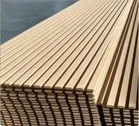 Panneau acoustique en bois rainuré perforé, panneau absorbant le son en MDF, ignifuge, pour salle de réunion, auditorium