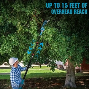 2-Meter High-Altitude Telescopic Pruning Shear and Chainsaw Kit With 2 Lithium Batteries, <b>Extension</b> <b>Rod</b>, Brushless Motor - Product Image 4