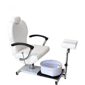 Sillón de Pedicura de Diseño Moderno en Cuero para Salón de Belleza, Barbería, Spa de Pies Portátil, Muebles para Salón de Uñas - Product Image 1