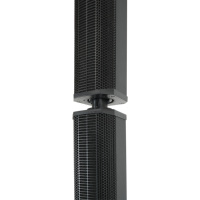 Accuracy Pro Audio AC22TD3 2000W Sistema PA Profesional Clase D para Escenario con Patente, Columna de Altavoces Activos de Madera de 2*10 Pulgadas