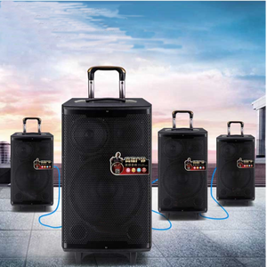 ลำโพงเคลื่อนที่แบบพกพาขนาด 12 นิ้ว พร้อมพอร์ต USB และแบตเตอรี่แบบชาร์จได้ ลำโพงแบบมีล้อลาก ระบบเสียงกลางแจ้ง ลำโพงแบบชาร์จได้ OEM - Product Image 3