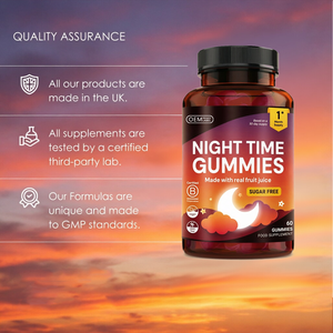 Gummies Sommeil Nuit Amélioration Densité Osseuse Pectine & Vinaigre de Cidre 60 unités Gummies Fonctionnels Soin Santé - Product Image 3
