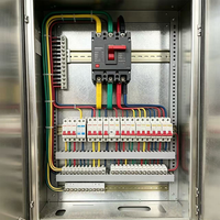 Armoire de commande extérieure étanche FUKEN 3 phases 380V 400A IP55 en acier inoxydable pour distribution électrique d'usine