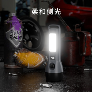 Lampe de poche à énergie solaire, batterie rechargeable, 20000 heures d'autonomie pour les voyages, le camping et les chantiers de construction - Product Image 4