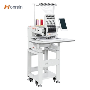 Grande Vente HONRAIN Usine Chinoise Machine à Broderie Mini Monotête Informatisée 9/12 Aiguilles 1200 Tr/min pour Vêtements - Product Image 3