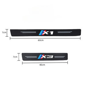 สติกเกอร์ติดขอบประตูรถ4ชิ้น, แผ่นยางคาร์บอนไฟเบอร์กันธรณีประตูรถ X1 X3 X4 X5แต่ง X7 X6 - Product Image 2