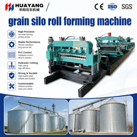 Machine de formage à froid pour silo à céréales en acier galvanisé, équipement de production de tôles ondulées pour silos de stockage agricoles