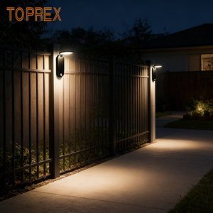 Lampe solaire pliable TOPREX, nouveau modèle, avec détecteur de mouvement, lampe murale LED portable pour tente, jardin et utilisation d'urgence - Product Image 2