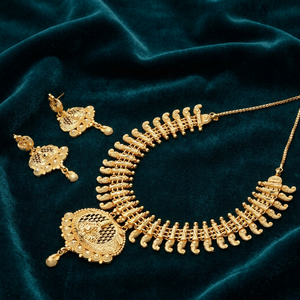 Micro Forming Necklaces, Wedding Gold Forming Jewelry Special Occasion Gift for Women <b>Copper</b> & Brass Chapado En Oro Oro Laminado - Product Image 1