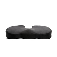 Chaise de bureau de haute densité, coussin de siège en U, en mousse à mémoire de forme, style hémorroïque, avec fond antidérapant