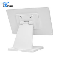 Monitor de Pantalla Táctil Capacitiva IPS de 15.6 Pulgadas Compatible con Sistema POS Windows, Resolución Serial de 1920x1080 para