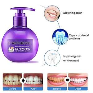 Gel Pemutih Penghilang Nyeri Gigi Panas dan Dingin, Pasta Gigi Cengkeh Herbal Organik Fluorida - Product Image 6