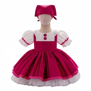 Nuovo Abito Estivo in Raso Senza Maniche per Bambina, <span class=keywords><strong>Vestito</strong></span> da Cerimonia con Fiori, Abito per Bambina di <span class=keywords><strong>1</strong></span> <span class=keywords><strong>Anno</strong></span> per Compleanno e Natale - Product Image 1