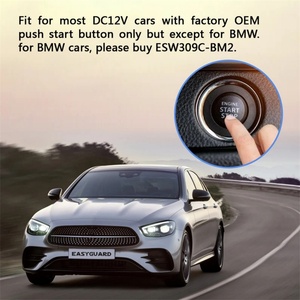 Kit de remplacement de clé intelligente EASYGUARD, entrée sans clé passive PKE, compatible avec les véhicules Benz équipés d'un bouton de démarrage OEM d'usine, entrée sans clé - Product Image 5