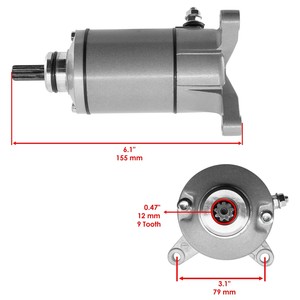 มอเตอร์สตาร์ทแบบยึดติด12V 1.8kW มอเตอร์สำหรับ <span class=keywords><strong>Suzuki</strong></span> <span class=keywords><strong>V</strong></span>-<span class=keywords><strong>Strom</strong></span> DL650 2004-2025 31100-19F10 31100-19F00 - Product Image 4